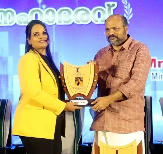 receiving award